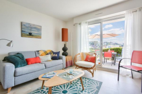 25m de la plage, vue mer, appartement pour 4